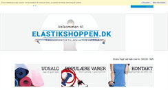 Desktop Screenshot of elastikshoppen.dk